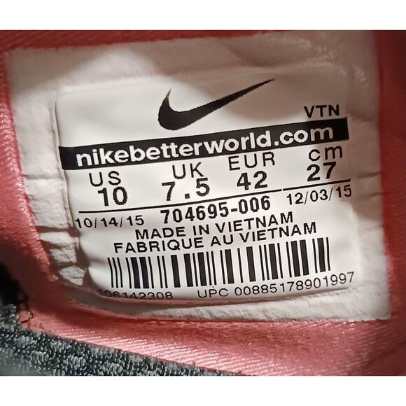 Nike Womens Free 5.0 Trainer Fit Black White Pink Running Shoes Size 10 EUC - Picture 9 of 9